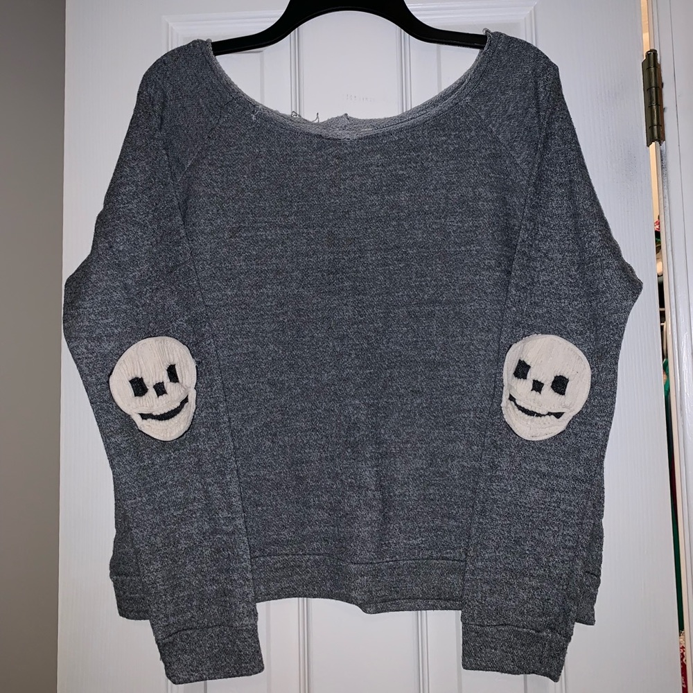 Skeleton Elbow Design Sweatshirt